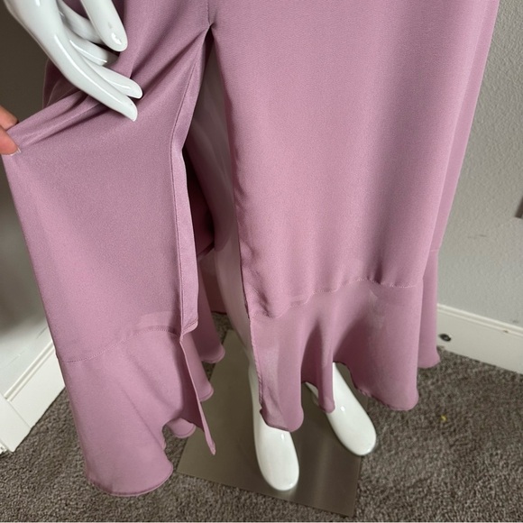 Show Me Your Mumu Claire Square Neck Midi Dress Chiffon - Picture 8 of 15